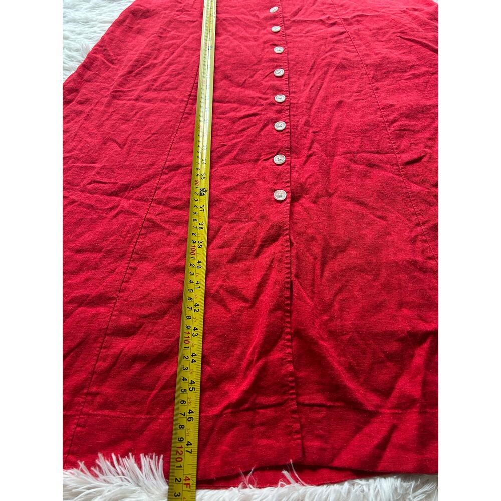 Universal Thread Red Button Front Maxi Dress XL L… - image 4